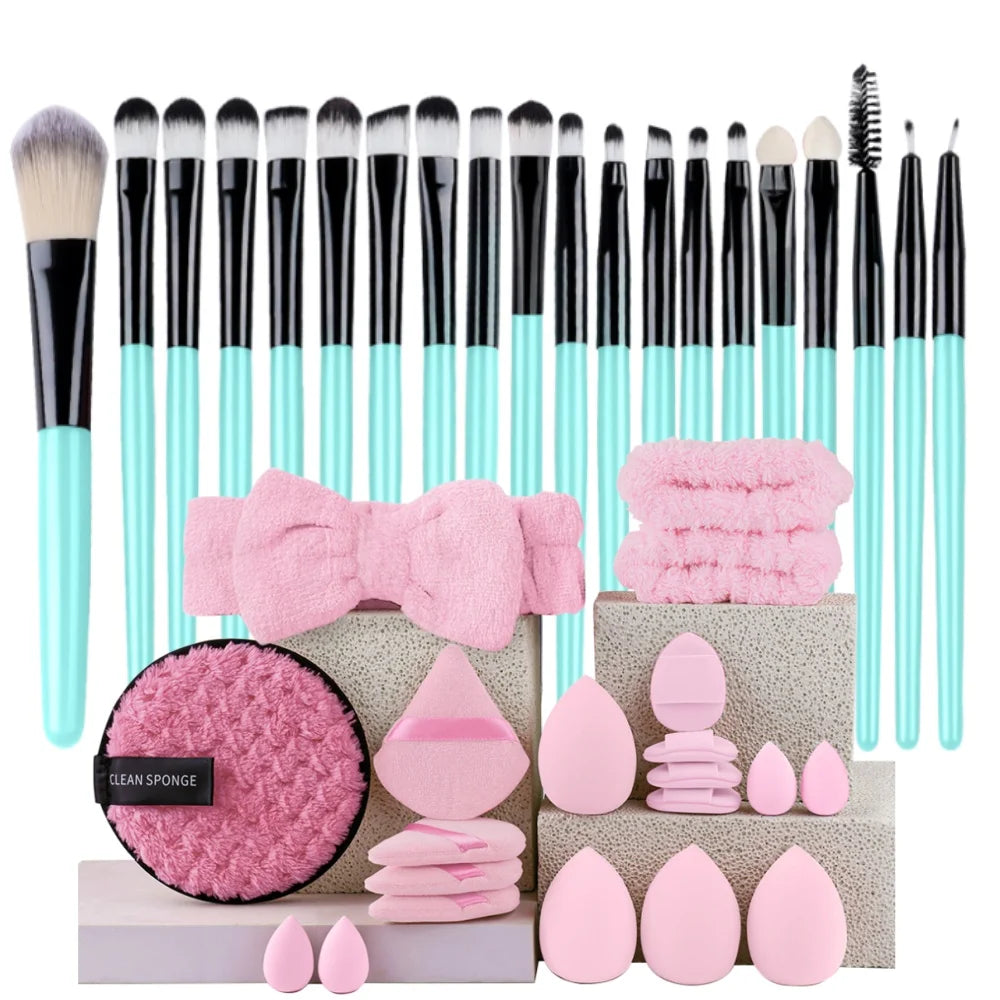 Set de 20 Pinceaux de Maquillage Professionnels