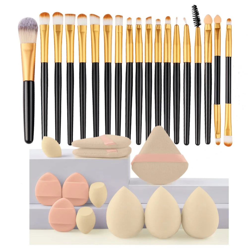 Set de 20 Pinceaux de Maquillage Professionnels