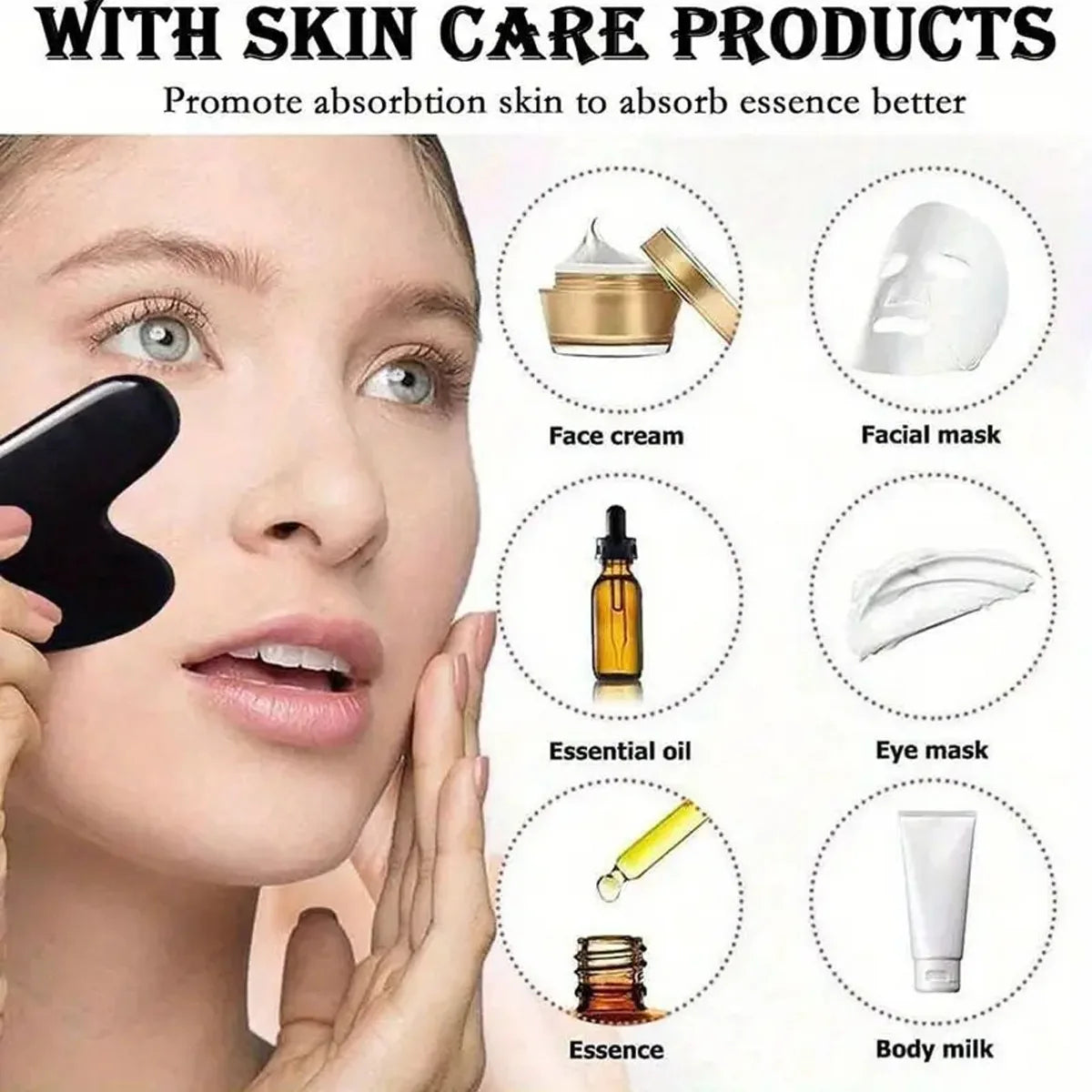 Roller Gua Sha Visage - Massage Lifting & Contouring