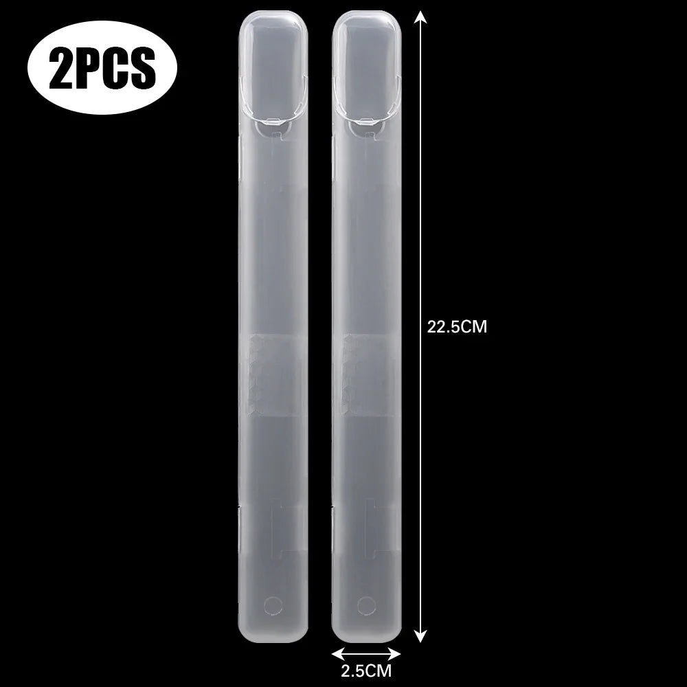 Set de Boîtes de Rangement Transparentes pour Pinceaux