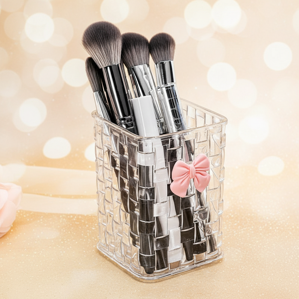 Organiseur acrylique fond doré Auranya Glam